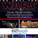 D23 Expo Disney, Marvel Studios and Lucasfilm live-action movie announcements