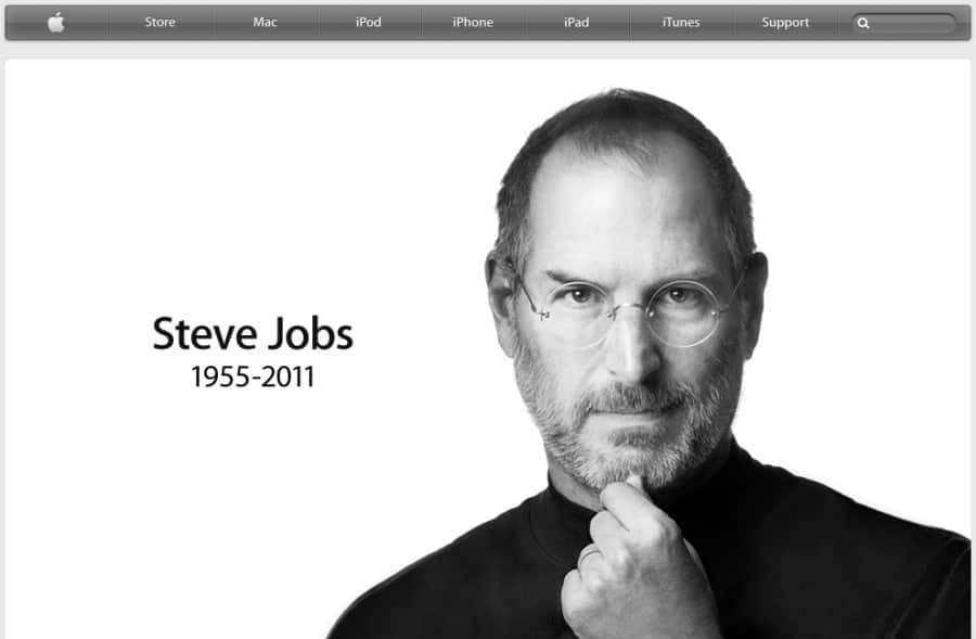 Apple pays tribute to Steve Jobs