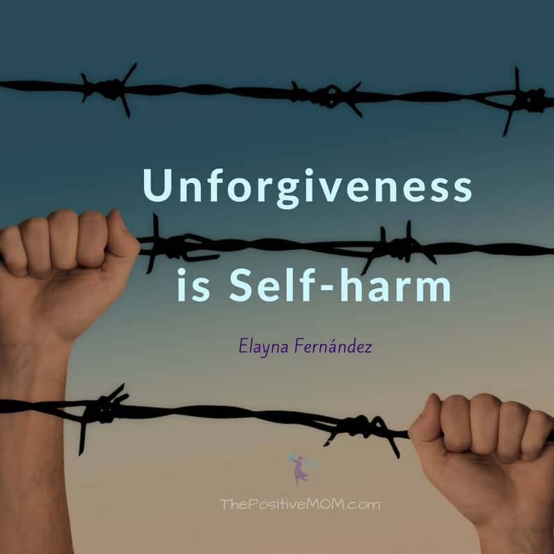 Unforgiveness is self-harm