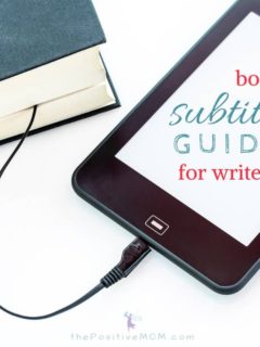 Book subtitle guide for writers - what makes a good book subtitle?
