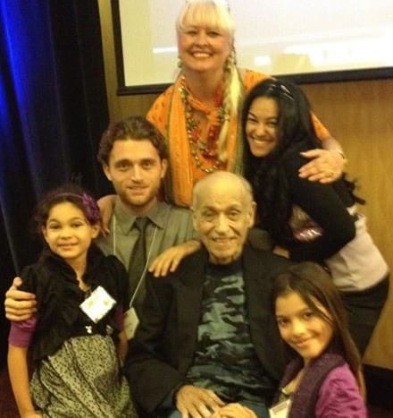 Jay Conrad Levinson Father of Guerrilla Marketing and Elayna Fernandez - Certified Guerrilla Marketing Master Trainer and family : Jeannie Levinson, Taylor Bare, Elisha and Elyssa of WhollyART