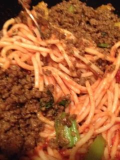 Dominican vegan spaghetti recipe by Elayna The Positive Mom