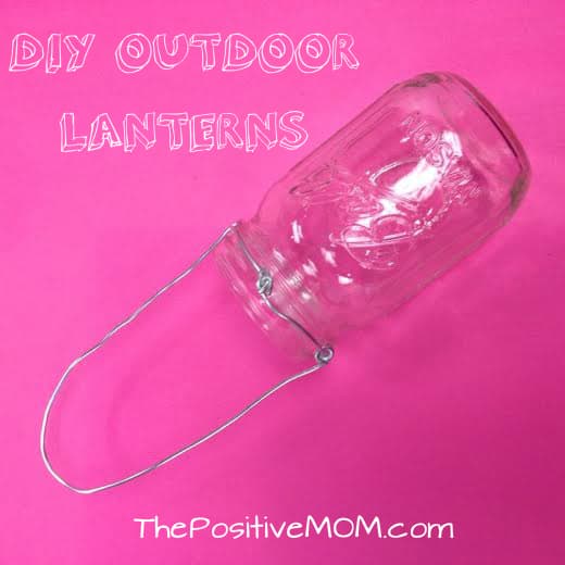 Elayna Fernandez ~ The Positive MOM on Good Morning Texas / WFAA teaching moms how to make fun lanterns with the kids DIY-outdoor-lantern-jar
