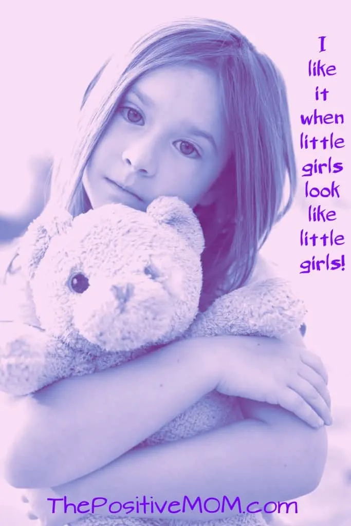 I like it when little girls look like little girls