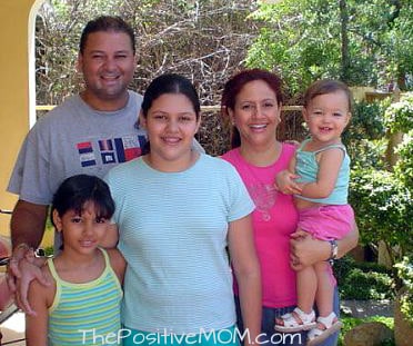 Esther and her family with Elisha on her first visit to the Dominican Republic at 13 months old