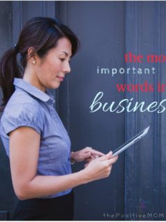 The most important words in business