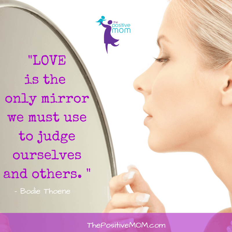 Love is the only mirror we must use to judge ourselves and others.