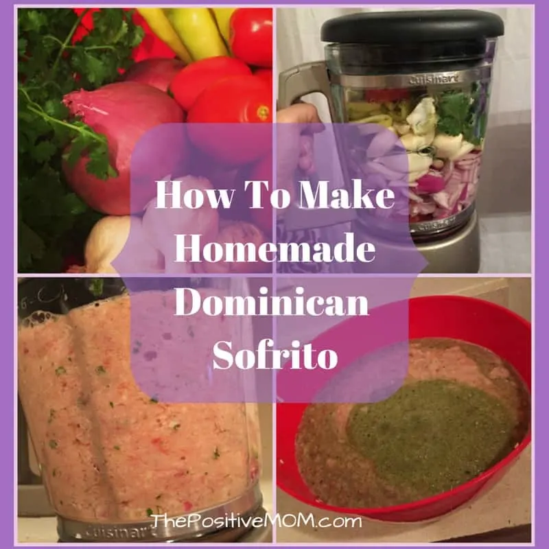 how to make homemade Dominican sofrito