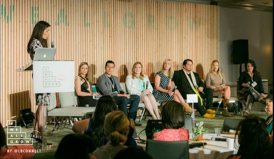 how influencers and brands connect panel at We All Grow Summit 2015