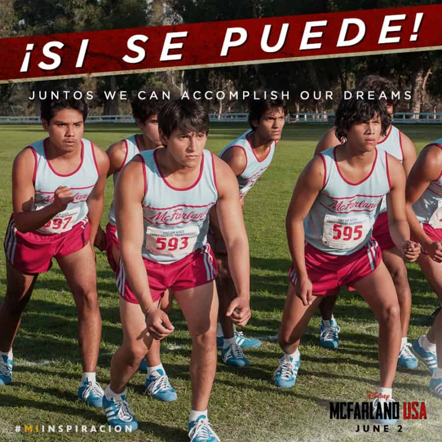 McFarland USA Disney Movie - Yes We Can - We can achieve anything together
