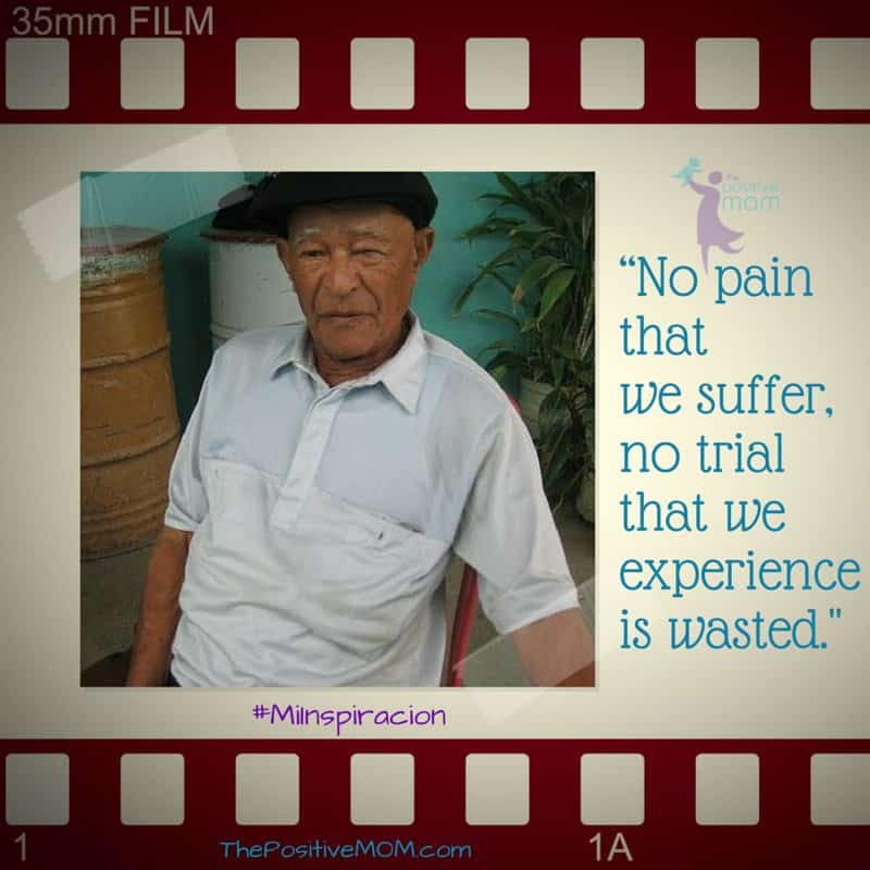 no pain that we suffer, no trial that we experience is wasted