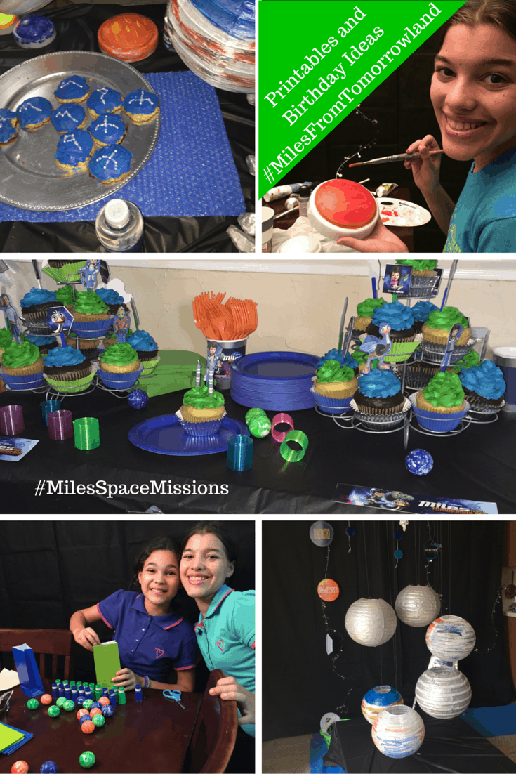 Miles From Tomorrowland birthday party ideas and printables