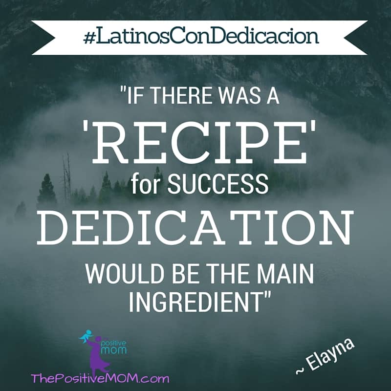 if there was a recipe for success, dedication would be the main ingredient