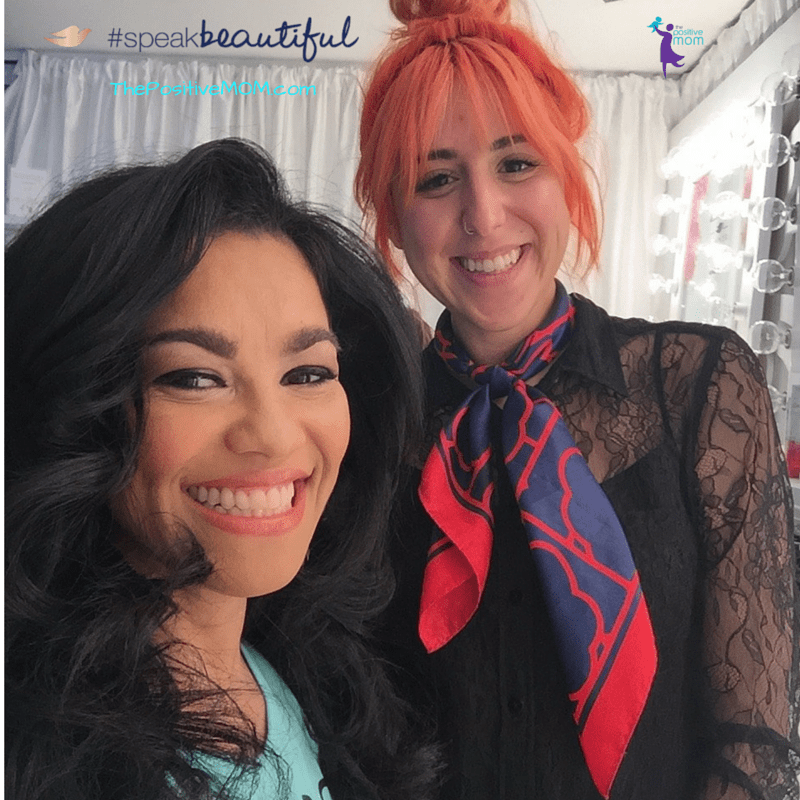 The gift of a confident mom ~ Elayna and celebrity hair stylist Marley Gonzales