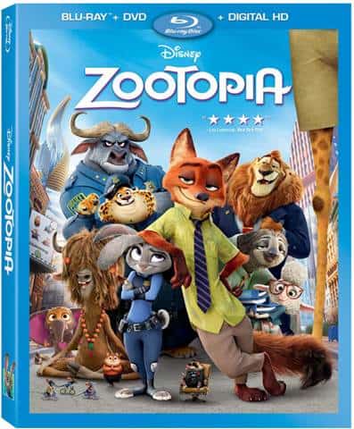 Zootopia available in Blu-Ray DVD and Digital HD