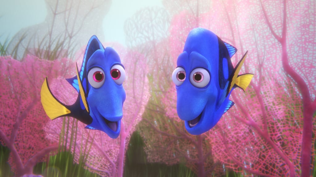 Finding Dory - Dory's parents Jenny and Charlie