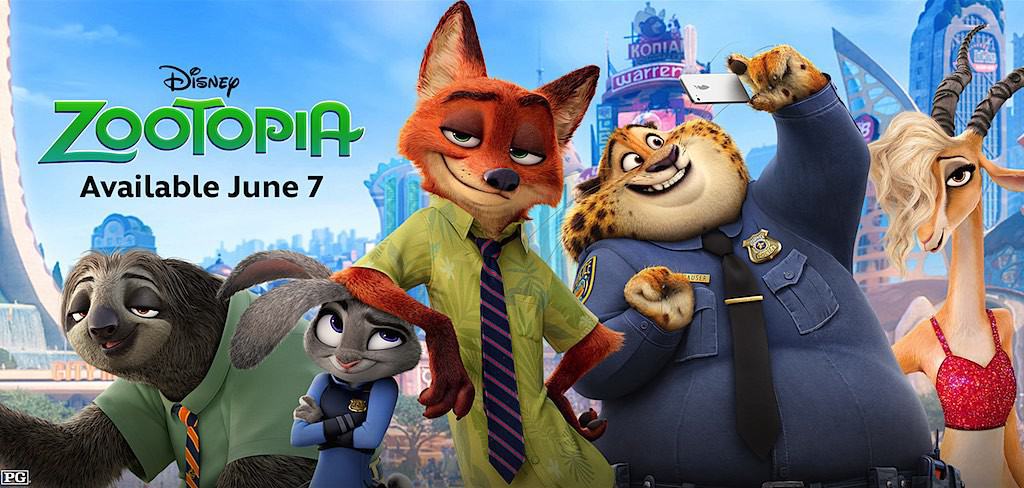 Zootopia DVD BluRay HD Digital Disney Movie Anywhere and On Demand - Bonus Content