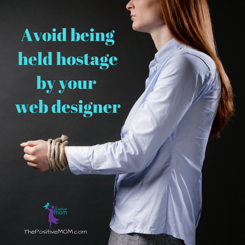 Avoid being held hostage by your web designer