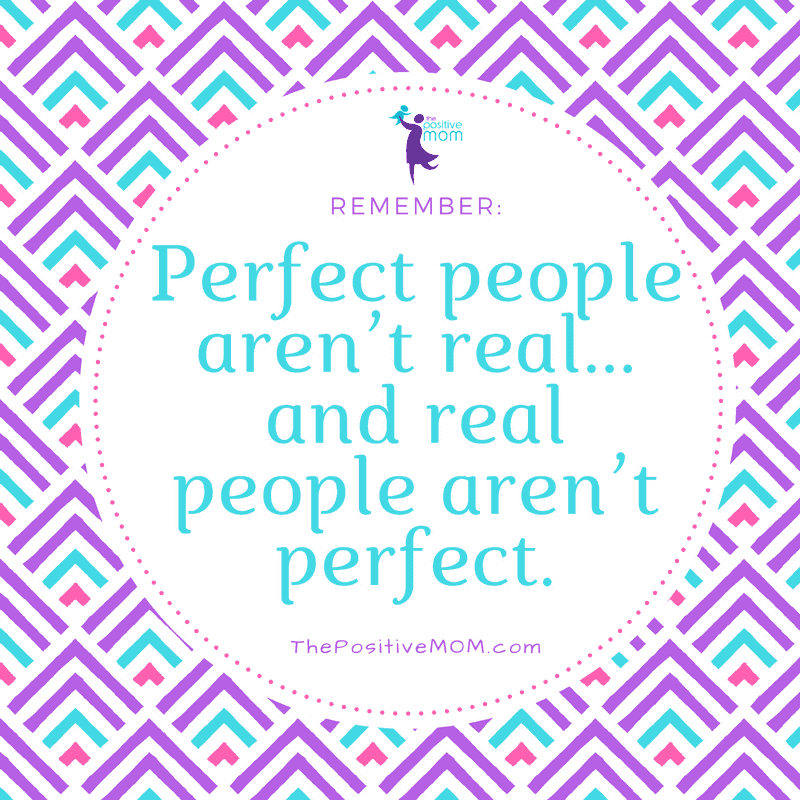 Perfect people are not real and real people are not perfect!