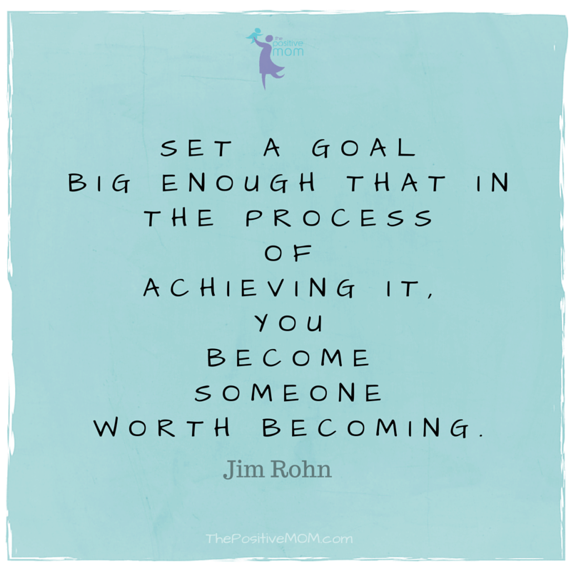 Set a goal big enough that in the process of achieving it, you become someone worth becoming - Jim Rohn quote
