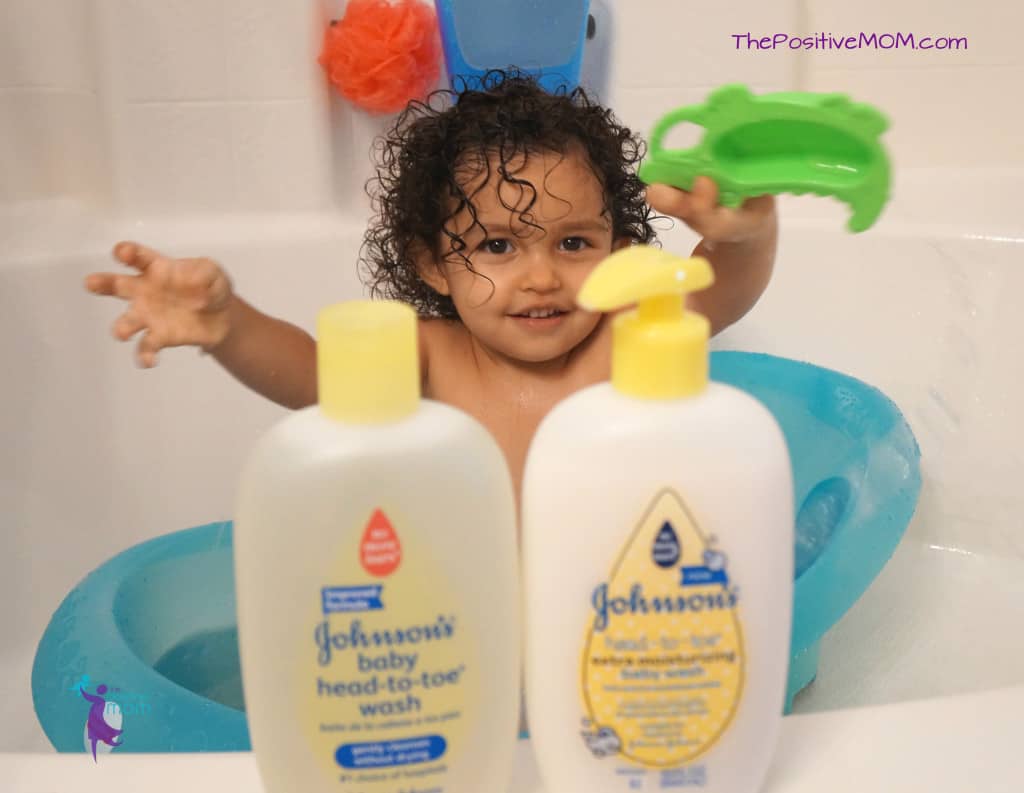 Toddler Bath Time with JOHNSON'S® Baby Head To Toe Line