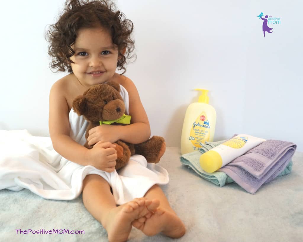 Toddler Massage Time with JOHNSON'S® Baby Head To Toe Line