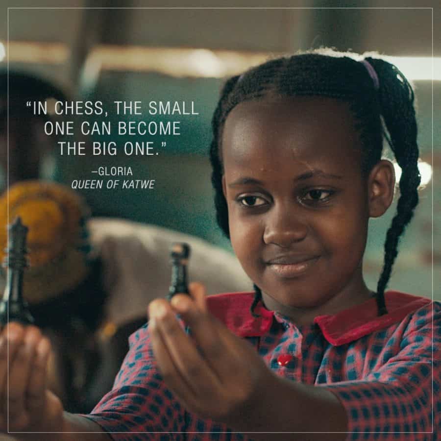 In chess the little one can become the big one - Queen Of Katwe