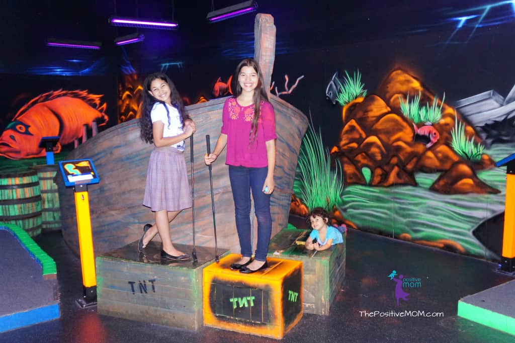 Mini-golf at Main Event Entertainament