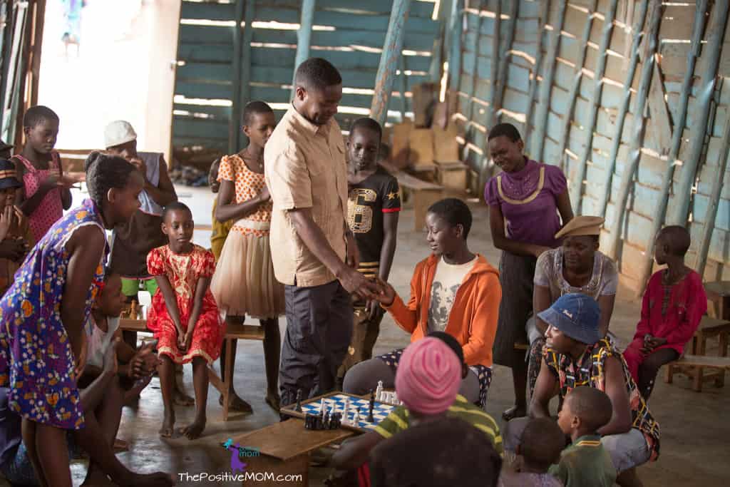 Queen Of Katwe - chess prodigies and chess coach Robert Katende in Katwe, Kampala Uganda