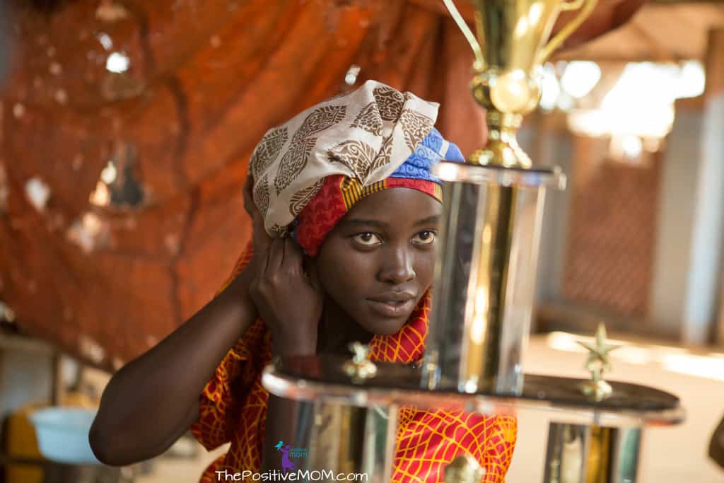 Queen Of Katwe stars Lupita Nyong'o as Nakku Harriet, chess prodigy Phiona Mutesi's mom