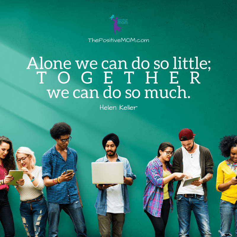 Alone we can do so little, together we can do so much. Helen Keller