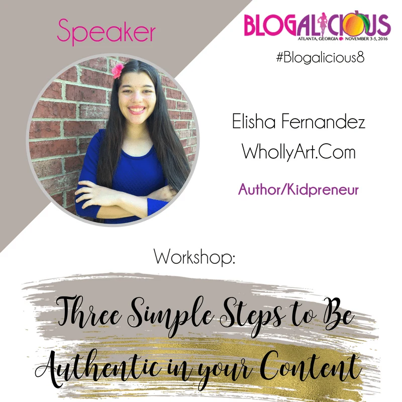 Elisha Fernandez - WhollyART - Blogalicious Speaker