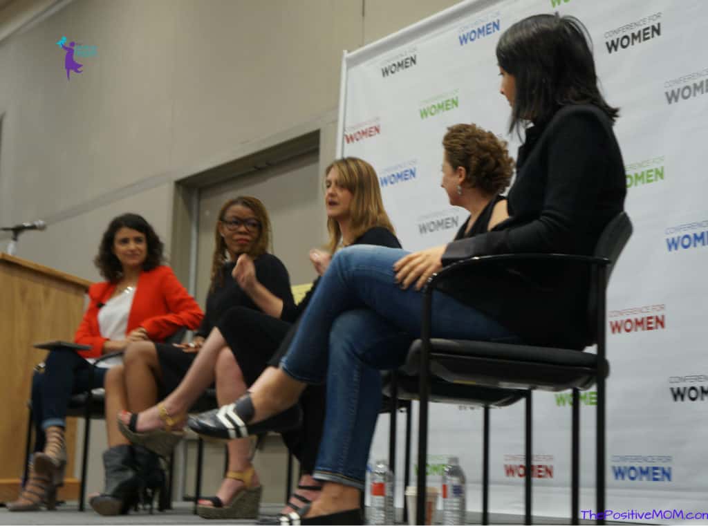 Ana Flores of WeAllGrow Latina during her panel at the Texas Conference for Women in Austin TX