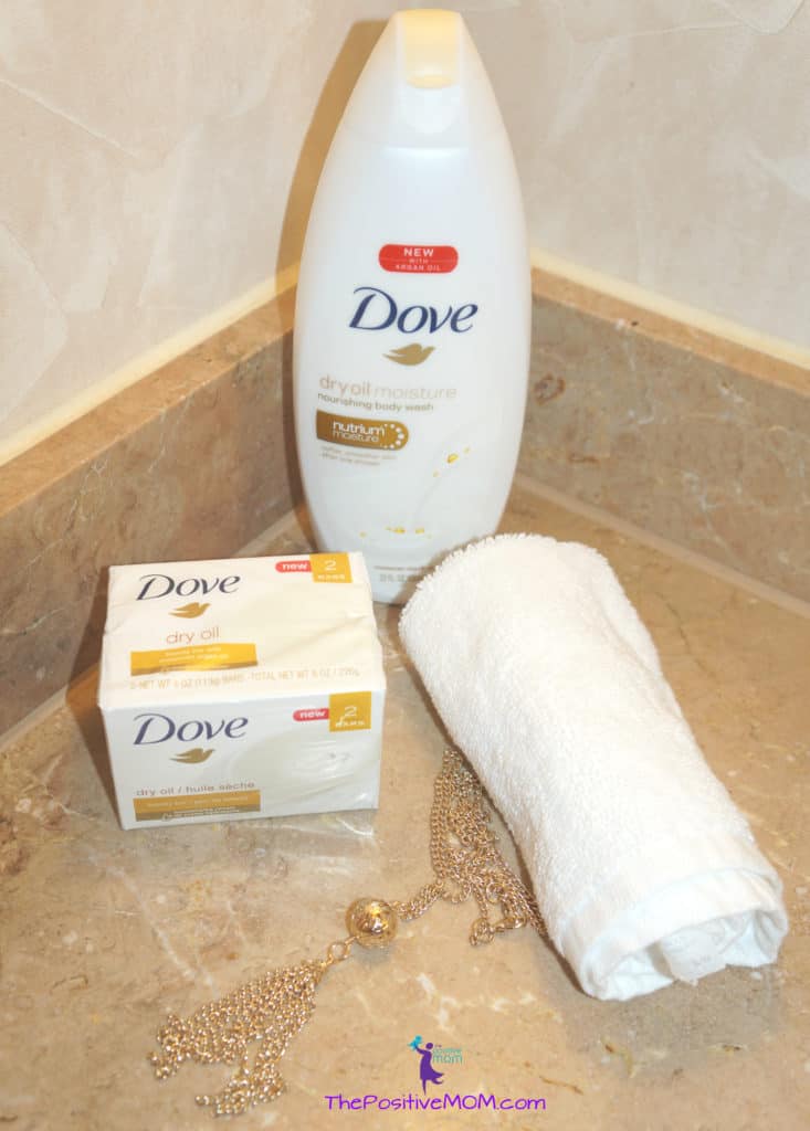 Dove® Dry Oil Moisture Body Wash and Dove® Dry Oil Beauty Bar 