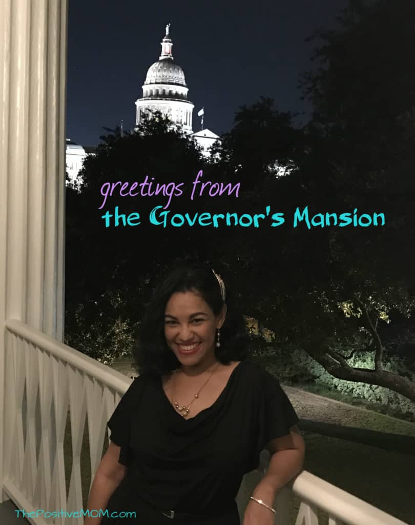 Elayna Fernandez ~ The Positive MOM, at The Governor's Mansion, Austin Texas