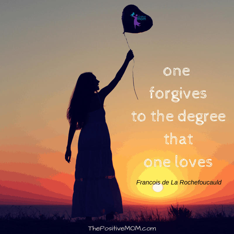 "One forgives to the degree that one loves." - Francois de La Rochefoucauld quote