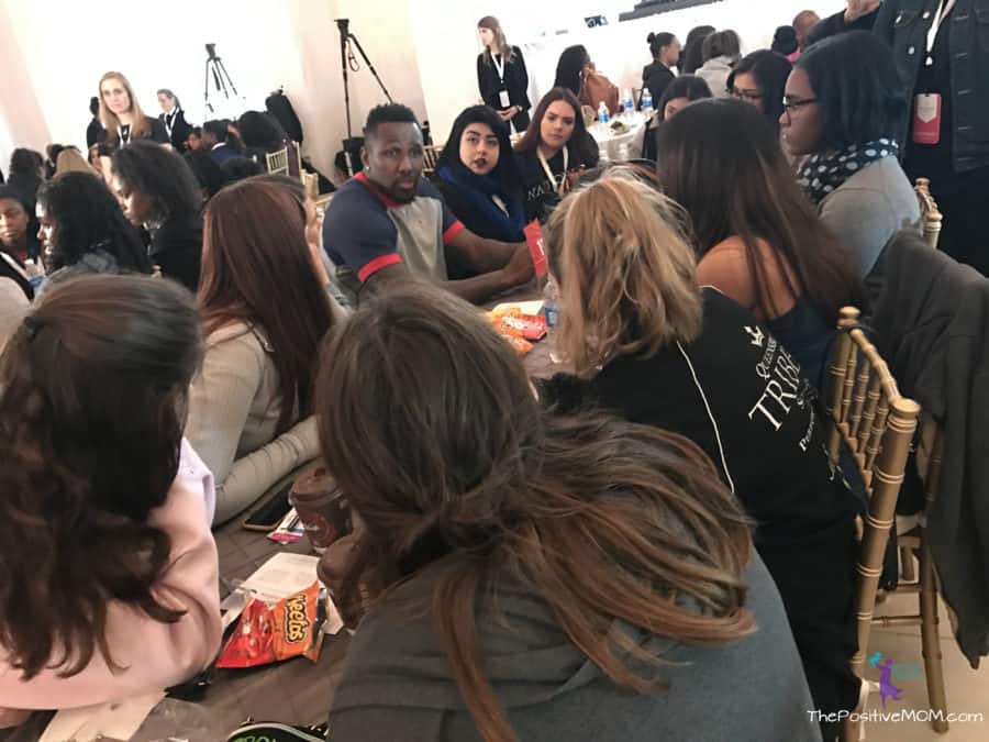 NFL Legends mentoring teen girls in Houston on Superbowl weekend