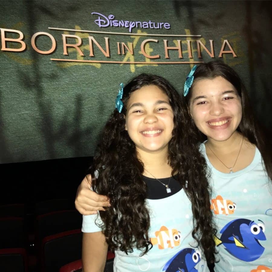 Elisha and Elyssa of WhollyART | Disneynature Born In China | Disney Social Media Moms Celebration #DisneySMMC