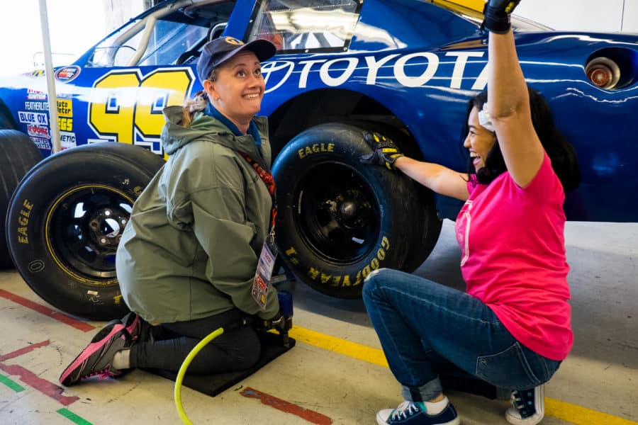 The "Cars 3" Long Lead Press Days, held at Sonoma Raceway, including presentations by filmmakers, a press conference and raceway activities, including hot laps, held on March 28, 2017 in Sonoma, Calif. (Photo by Marc Flores)