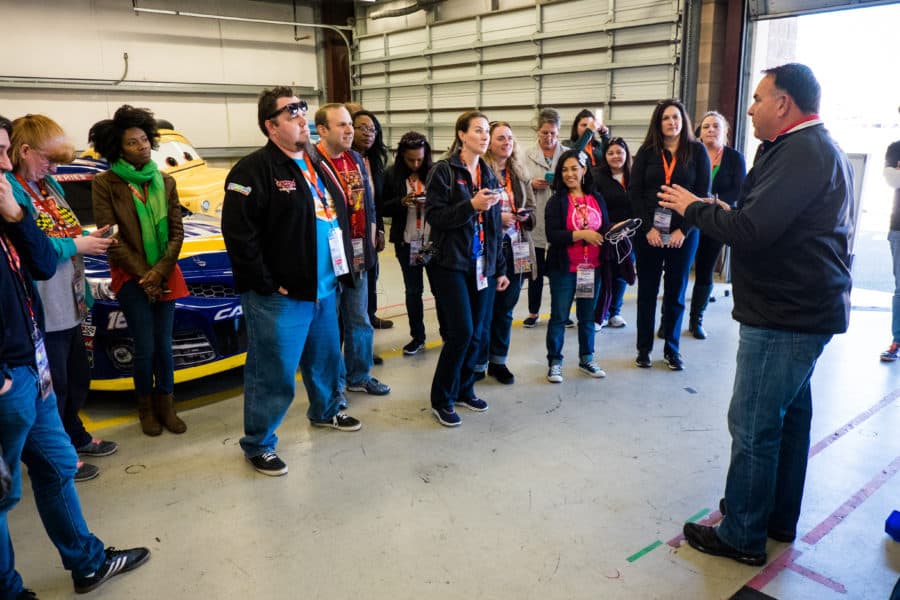 The "Cars 3" Long Lead Press Days, held at Sonoma Raceway, including presentations by filmmakers, a press conference and raceway activities, including hot laps, held on March 28, 2017 in Sonoma, Calif. (Photo by Marc Flores)