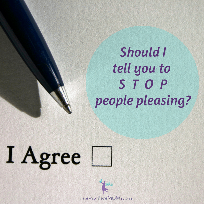 Should I tell you to stop people pleasing?