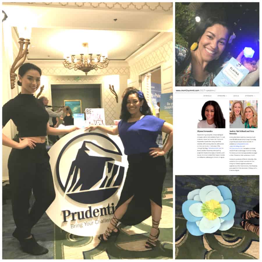 Prudential Brand Ambassador and Spokesperson Elayna Fernandez ~ The Positive MOM - Prudential Booth Lounge area at Mom 2.0