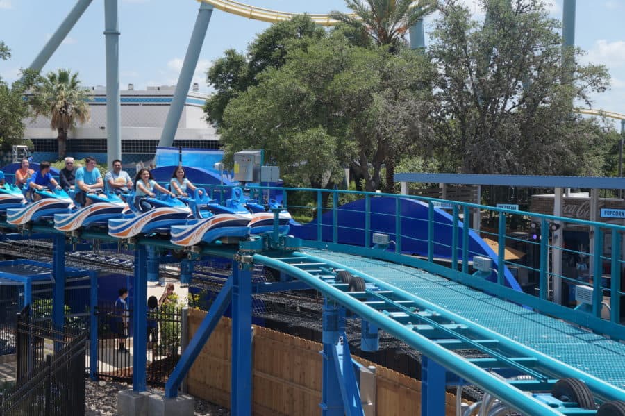 WaveBreaker Rescue Coaster at SeaWorld Texas