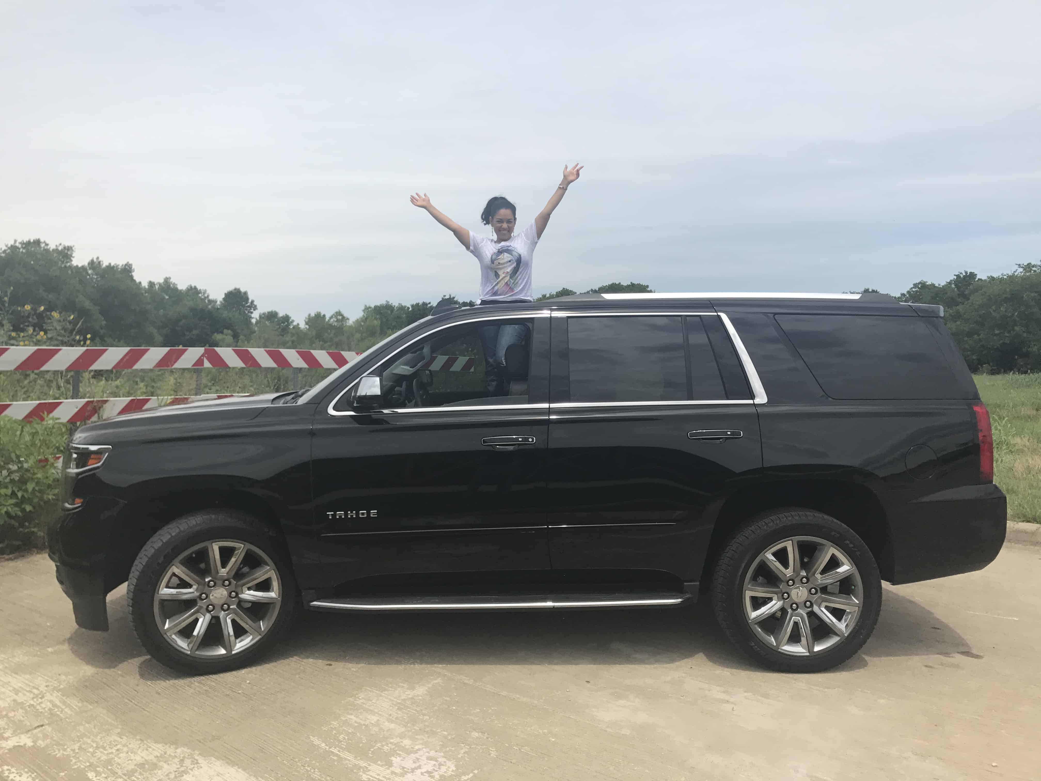 Texas influencer Elayna Fernandez ~ The Positive MOM & Chevy Tahoe - equipped for the road