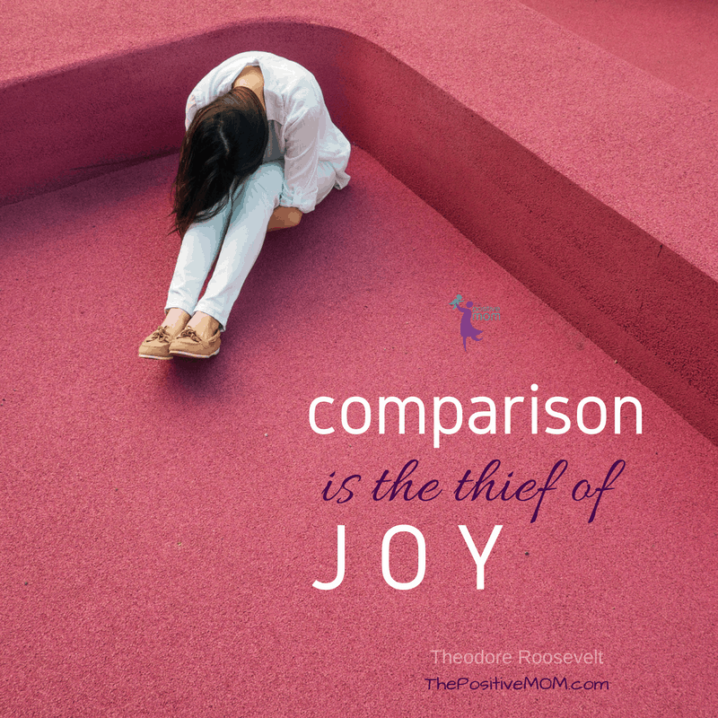 Comparison is the thief of joy - Theodore Roosevelt quote