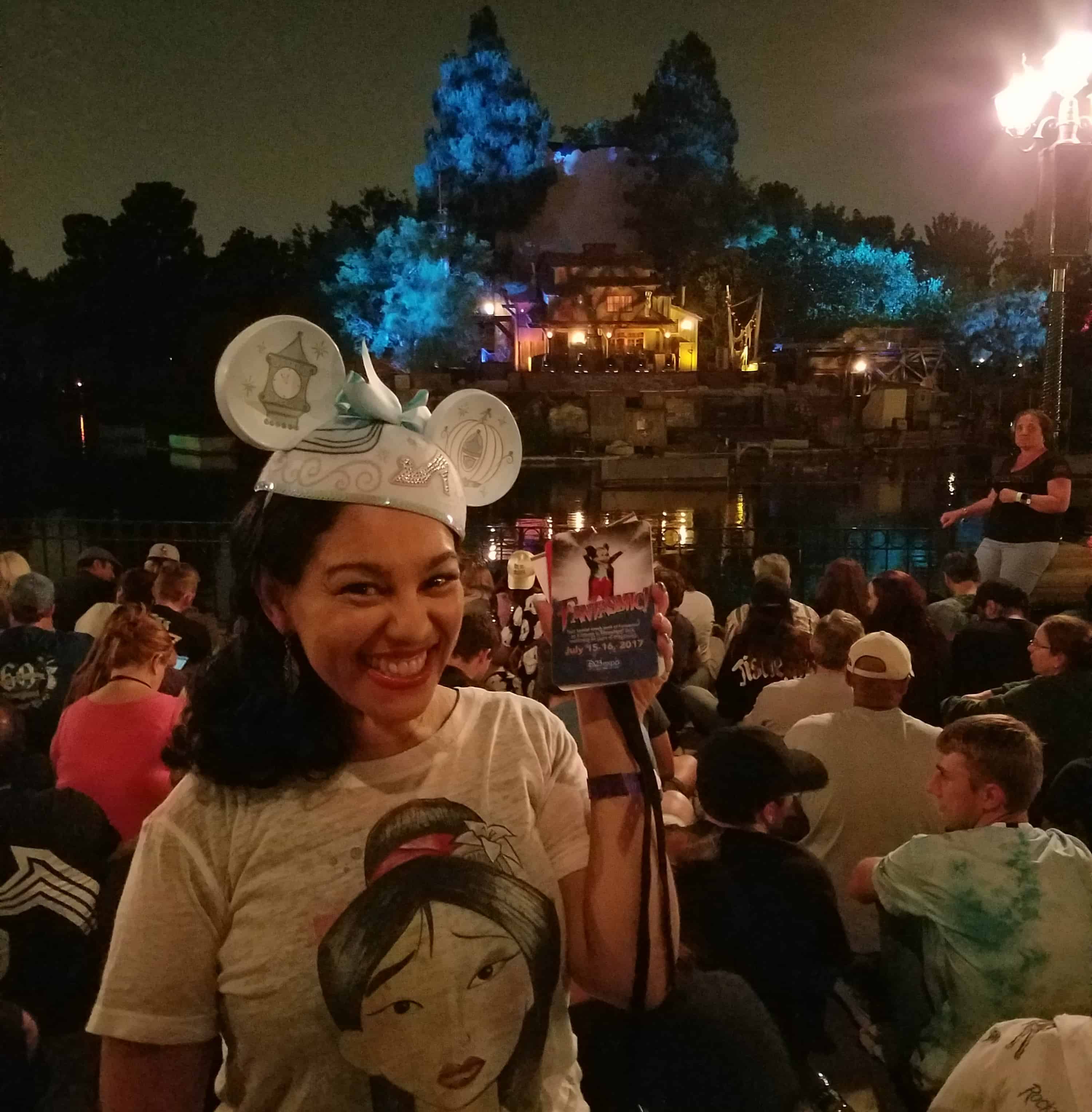 While at D23 Expo - Disneyland and Disney California Adventure - Fantasmic