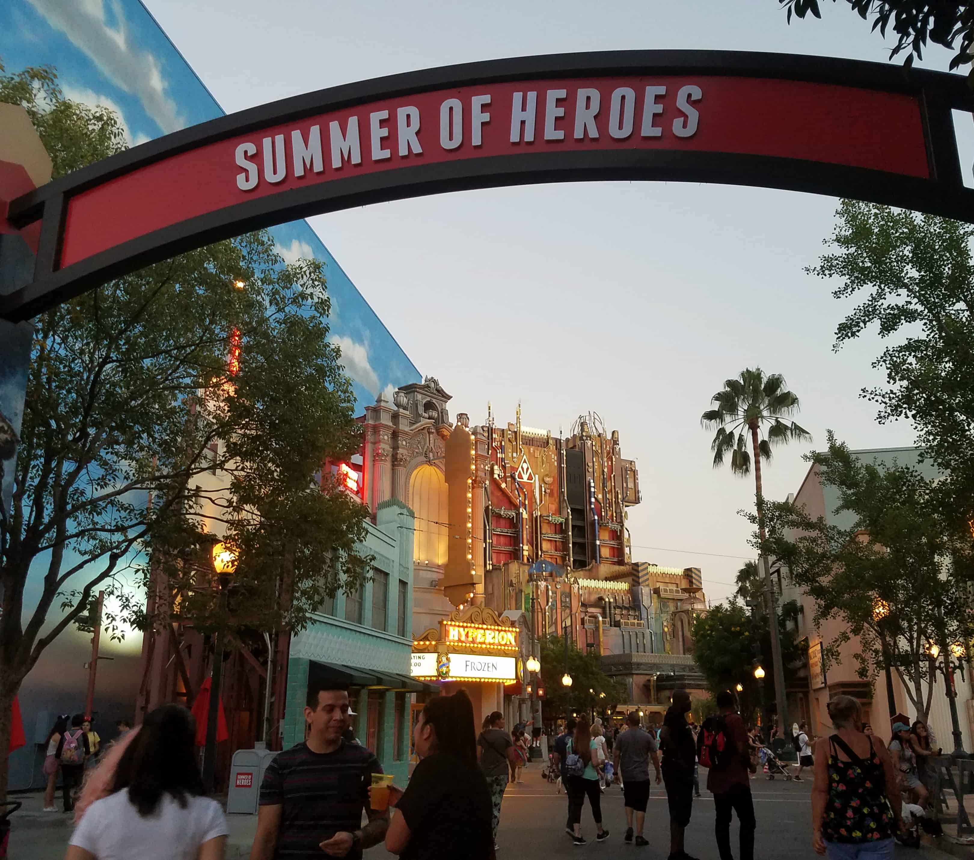 While at D23 Expo - Disneyland and Disney California Adventure - Summer of Heroes