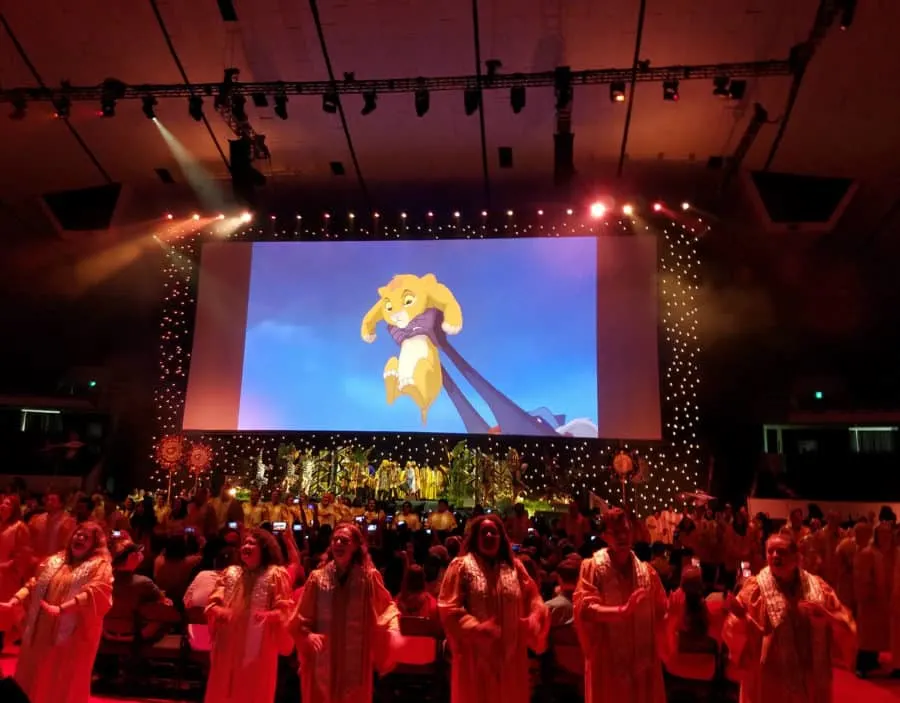 The Lion King choir - The Circle of Life at D23 Expo