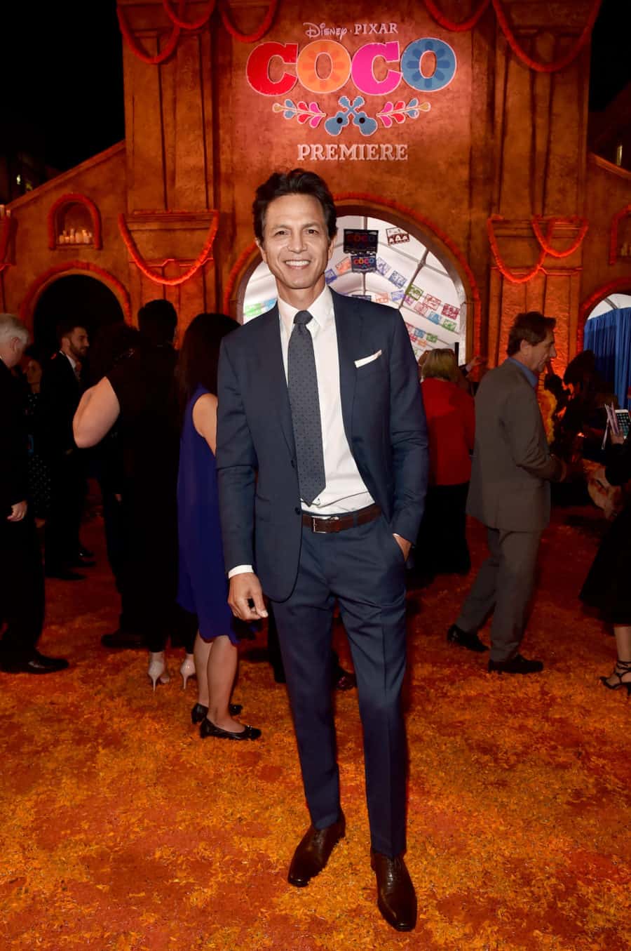 HOLLYWOOD, CA - NOVEMBER 08: Actor Benjamin Bratt at the U.S. Premiere of Disney-Pixars "Coco" at the El Capitan Theatre on November 8, 2017, in Hollywood, California.  (Photo by Alberto E. Rodriguez/Getty Images for Disney) *** Local Caption *** Benjamin Bratt