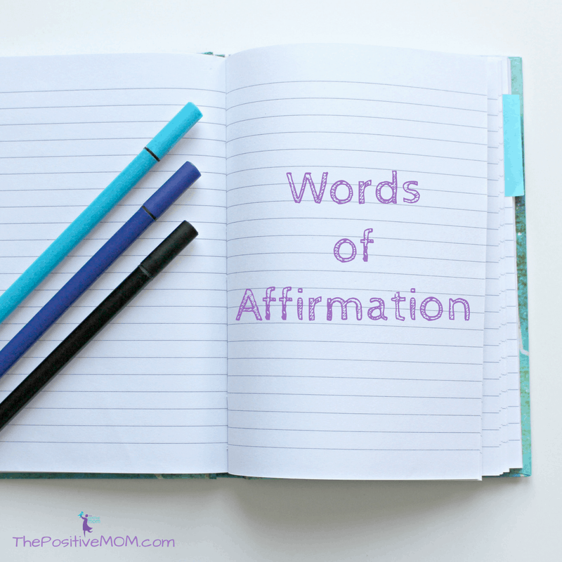 The 5 Love Languages - Words of Affirmation - The Positive MOM